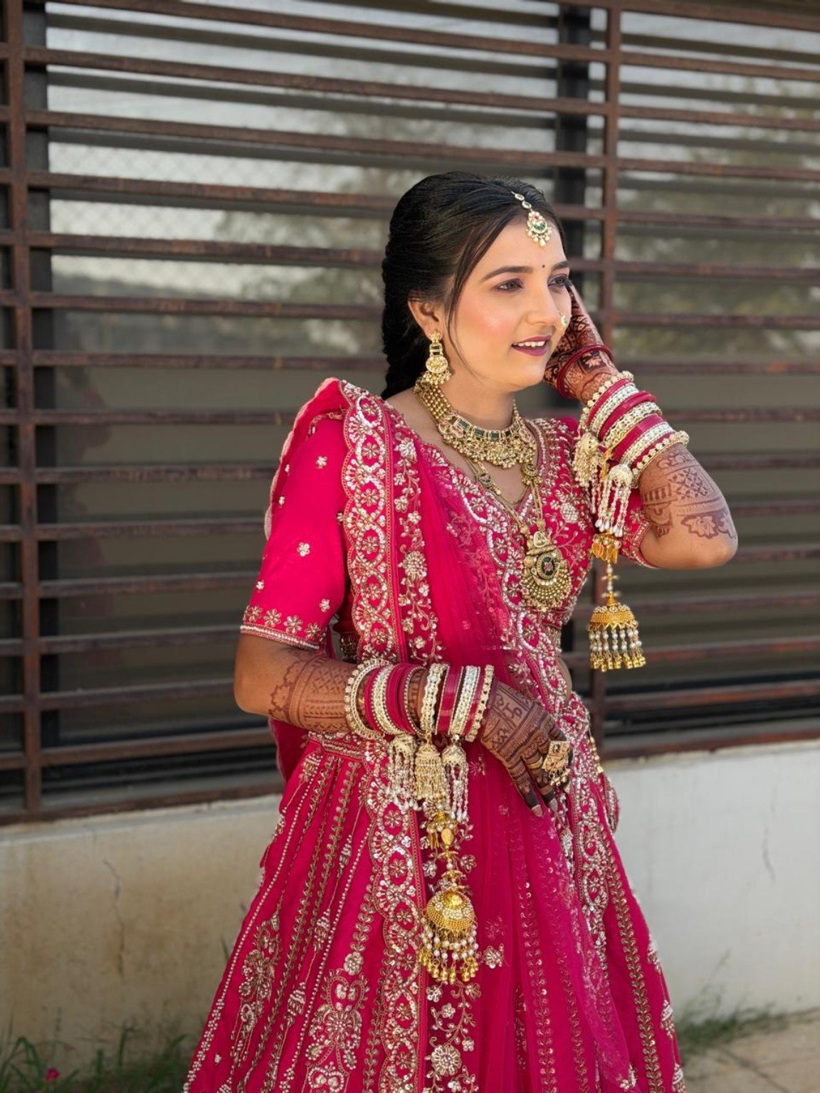 Shrungar Beauty Parlour featured bridal look
